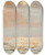 Triptych art skateboard deck of Leon Wyczkowski Sea At Poga Iv by Leon Wyczolkowski (1852-1936)