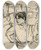 Triptych art skateboard deck of Isaac Israls Drie Vrouwen Wandelen Langs Een Gracht by Isaac Israels (1865-1934)