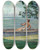 Triptych art skateboard deck of John La Farge Boy In Canoe Passing In Front Of Our House Vaiala Samoa by John La Farge (1835-1910)
