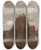 Triptych art skateboard deck of Jasper Francis Cropsey Gray Day On The Esopus by Jasper Francis Cropsey (1823-1900)