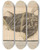 Triptych art skateboard deck of Louis Agassiz Recherches Sur Les Poissons Fossiles Pl188 by Louis Agassiz (1807-1873)