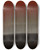 Triptych art skateboard deck of August Matthias Hagen Virmalised by August Matthias Hagen