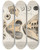 Triptych art skateboard deck of Louis Agassiz Recherches Sur Les Poissons Fossiles Pl247 by Louis Agassiz (1807-1873)