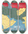 Triptych art skateboard deck of Us Information Agency Muslim Member Nations Of The Baghdad Pact by U S Information Agency (1953-1999)