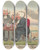 Triptych art skateboard deck of John Cawse Devils Parson Shooting by John Cawse