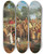Triptych art skateboard deck of Nicholas Chevalier Memorandum Of The Start Of The Exploring Expedition by Nicholas Chevalier (1828-1902)
