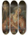 Triptych art skateboard deck of Johann Georg Platzer Courtship Ill Matched by Johann Georg Platzer (1704-1761)