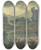 Triptych art skateboard deck of Thomas Bradshaw Castle Ruins On A Hilltop by Thomas Bradshaw (1767)
