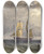 Triptych art skateboard deck of Hendrik Krock Siddende Draperet Kvinde Hjre Hnd Fatter Om En Slange I Venstre Hnd Holder Hun Et Spejl by Hendrik Krock (1671-1738)