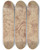 Triptych art skateboard deck of After William Hogarth Sheet Of Studies Of Heads by After William Hogarth (1697-1764)