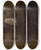 Triptych art skateboard deck of Edgard Farasyn The Village Doctor by Edgard Farasyn (1858-1938)