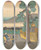 Triptych art skateboard deck of And Hiroshige Numazu_2 by Ando Hiroshige (1797-1858)