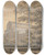 Triptych art skateboard deck of E J Stanley The Crystal Palace In Hyde Park by E J Stanley