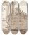 Triptych art skateboard deck of Lewis Vulliamy The Tomb Of The Horatii And Curatii by Lewis Vulliamy (1791-1871)