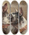 Triptych art skateboard deck of Carl Reichert Two Friends by Carl Reichert (1836-1918)