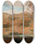 Triptych art skateboard deck of Jan Stanislawski Orchard by Jan Stanislawski (1860-1907)