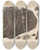 Triptych art skateboard deck of Louis Agassiz Recherches Sur Les Poissons Fossiles Pl180 by Louis Agassiz (1807-1873)