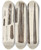Triptych art skateboard deck of Louis Agassiz Recherches Sur Les Poissons Fossiles Pl333 by Louis Agassiz (1807-1873)