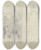 Triptych art skateboard deck of Otto Scholderer Landschaft Mit Reiter Skizze Eines Esels by Otto Scholderer (1834-1902)