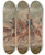 Triptych art skateboard deck of Juliusz Kossak Lancers From The 2Nd Regiment In 1831 During Scouting With A Guide by Juliusz Kossak (1824-1899)