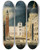 Triptych art skateboard deck of Franois De Nom Venice A View Of San Marco From The Bacino by Franois de Nom (1593-1644)