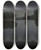 Triptych art skateboard deck of Henryk Pitkowski Pond With Ducks by Henryk Piatkowski (1853-1932)