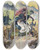 Triptych art skateboard deck of Udo Keppler The Closed Canteen And The Open Dive by Udo Keppler (1872-1956)