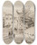 Triptych art skateboard deck of Johan Barthold Jongkind Rue Cassini 9Me Arrondissement by Johan Barthold Jongkind (1819-1891)