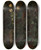 Triptych art skateboard deck of Bartolomeo Cavarozzi Grape Vines And Fruit With Three Wagtails by Bartolomeo Cavarozzi (1587-1625)