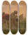 Triptych art skateboard deck of Jozef Chelmonski Thunderstorm by Jozef Chelmonski (1849-1914)