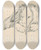 Triptych art skateboard deck of David Humbert De Superville A Lion Partly Hidden Behind An Elevation by David Humbert De Superville (1770-1849)