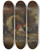 Triptych art skateboard deck of Flix Ziem Le Chariot by Felix Ziem (1821-1911)