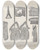 Triptych art skateboard deck of Louis Agassiz Recherches Sur Les Poissons Fossiles Pl268 by Louis Agassiz (1807-1873)