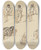 Triptych art skateboard deck of Claudejoseph Vernet Eight Studies Of Figures And A Ship At Sea by Claude Joseph Vernet (1714-1789)