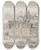 Triptych art skateboard deck of Josua De Grave View Of The Walls Of Maastricht With The Onzelievevrouwekerk In The Background by Josua de Grave (1643-1712)