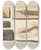 Triptych art skateboard deck of Louis Agassiz Recherches Sur Les Poissons Fossiles Pl203 by Louis Agassiz (1807-1873)