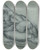 Triptych art skateboard deck of Annibale Carracci Study Of Hercules Resting With Separate Studies Of His Head And Foot by Annibale Carracci (1560-1609)