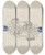 Triptych art skateboard deck of Jules Chadel Ontwerp Voor Een Broche Met Saffieren by Jules Chadel (1870-1941)