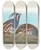 Triptych art skateboard deck of John James Audubon Plumed Partridge Thicklegged Partridge by John James Audubon (1785-1851)