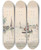 Triptych art skateboard deck of Paul Signac Honfleur by Paul Signac (1863-1935)
