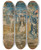 Triptych art skateboard deck of Maurice Prendergast City Point by Maurice Prendergast (1858-1924)