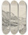 Triptych art skateboard deck of Friedrich Von Nerly Das Brodtener Ufer Bei Travemnde by Friedrich Von Nerly (1807-1878)