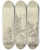 Triptych art skateboard deck of Paulus Van Liender Dorfkirche Am Wasser Links Rudert Ein Mann Einen Kahn by Paulus Van Liender (1731-1797)