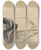Triptych art skateboard deck of Jeanlouis Forain News In The Trenches by Jean Louis Forain (1852-1931)
