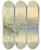 Triptych art skateboard deck of Gustave Dor Tude Pour Les Fes by Gustave Dore (1832-1883)