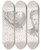 Triptych art skateboard deck of Signe Scheel Carl Wilhelm Wilhelmson Knut Hjalmar Alexander Caullvine by Signe Scheel (1860-1942)