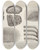 Triptych art skateboard deck of Louis Agassiz Recherches Sur Les Poissons Fossiles Pl114 by Louis Agassiz (1807-1873)