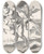 Triptych art skateboard deck of Johann Melchior Fssli Tempus Omnia Manifestat Allegory Of Art And Knowledge by Johann Melchior Fussli (1677-1736)