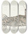 Triptych art skateboard deck of Frank Edward Clarke Himantolophus Appelii Nz Lateral View L Prickly Anglerfish by Frank Edward Clarke (1849-1899)