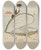 Triptych art skateboard deck of Georges Goursat Sem 11 Faubourg Sainthonor Paris by Georges Goursat (Sem) (1863-1934)
